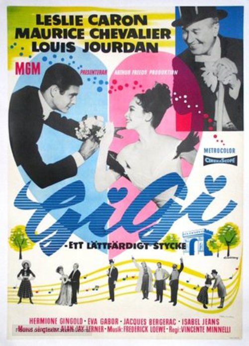 Gigi - Swedish Movie Poster