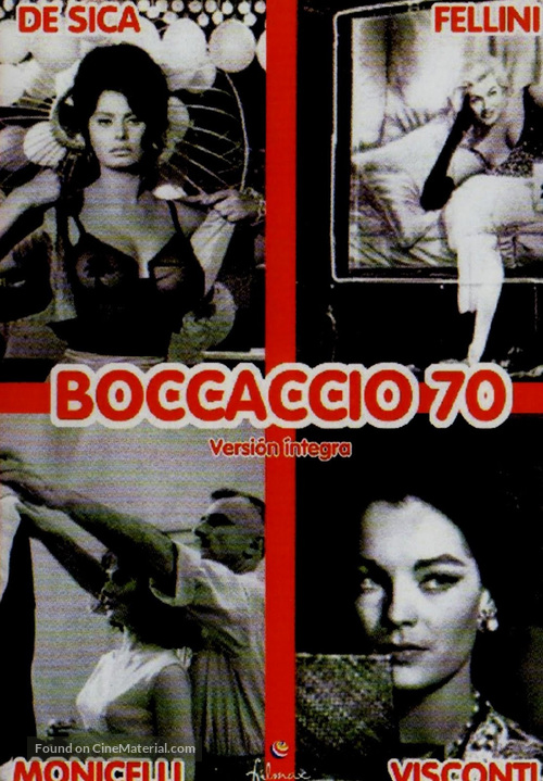 Boccaccio &#039;70 - Spanish DVD movie cover
