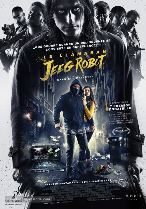 Lo chiamavano Jeeg Robot - Spanish Movie Poster