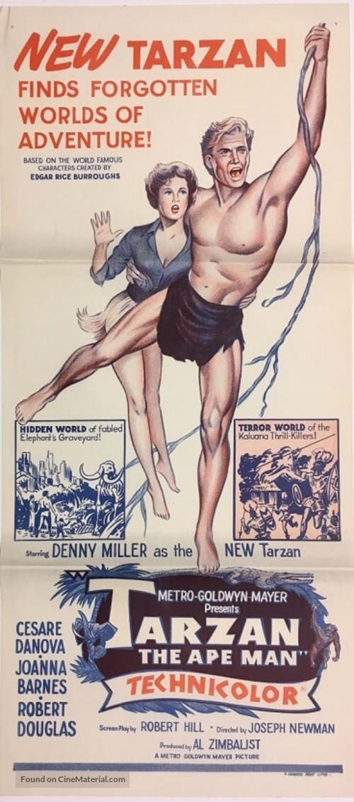 Tarzan, the Ape Man - Australian Movie Poster