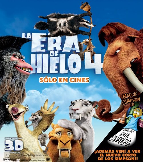 Ice Age: Continental Drift - Argentinian Movie Poster