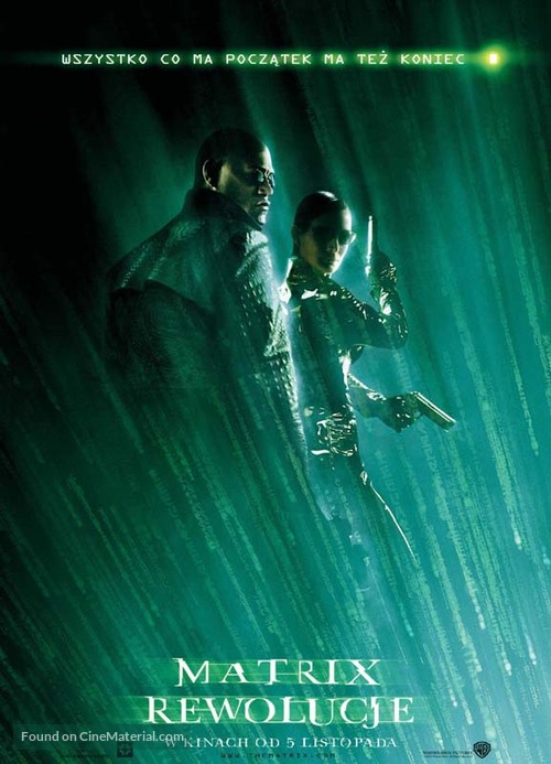 The Matrix Revolutions - Polish Movie Poster
