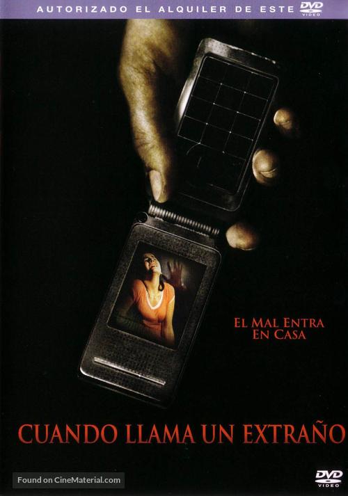 When A Stranger Calls - Spanish Movie Cover