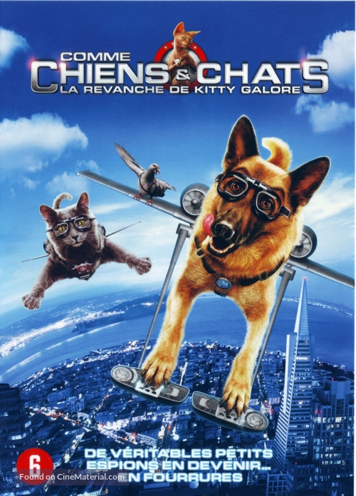 Cats &amp; Dogs: The Revenge of Kitty Galore - Belgian DVD movie cover