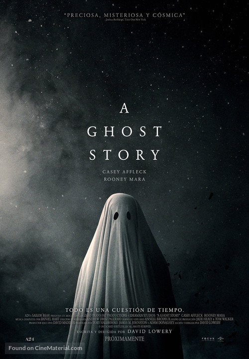 A Ghost Story - Spanish Movie Poster