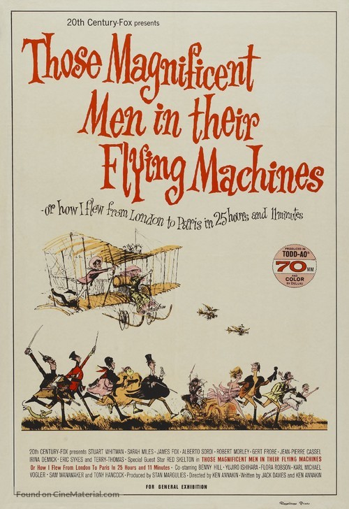 Those Magnificent Men In Their Flying Machines - Australian Movie Poster
