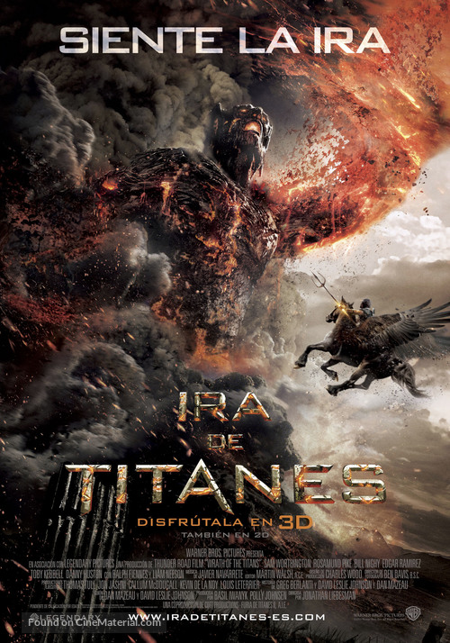 Wrath of the Titans - Spanish Movie Poster