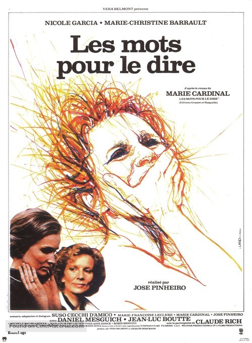 Les mots pour le dire - French Movie Poster