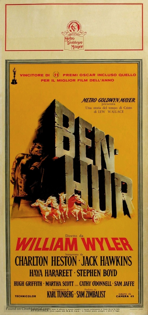 Ben-Hur - Italian Movie Poster