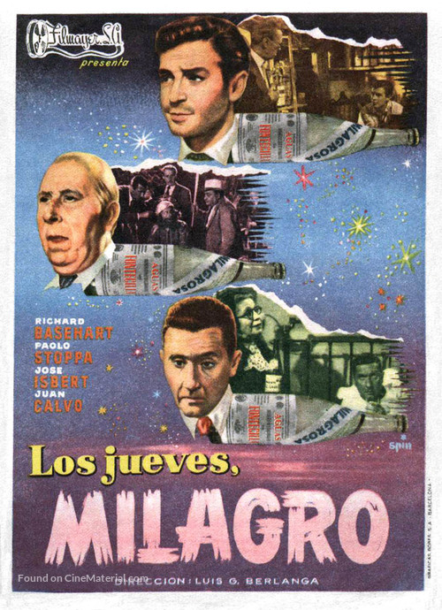 Jueves, milagro, Los - Spanish Movie Poster