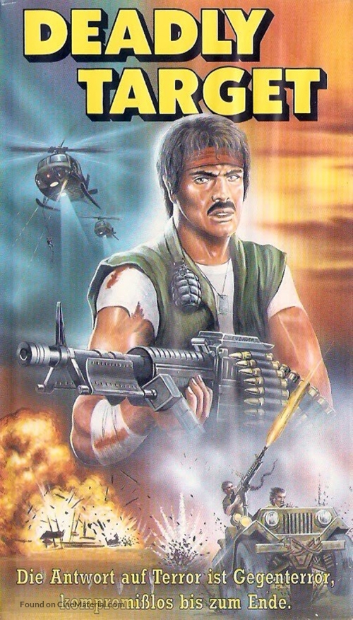 Deadly Target - German VHS movie cover