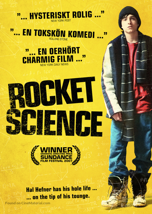 Rocket Science - Swedish Movie Cover