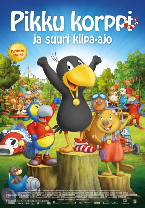 Der kleine Rabe Socke - Das gro&Atilde;&Yuml;e Rennen - Finnish Movie Poster
