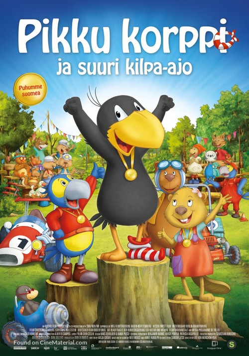 Der kleine Rabe Socke - Das gro&Atilde;&Yuml;e Rennen - Finnish Movie Poster