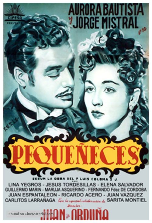 Peque&ntilde;eces - Spanish Movie Poster