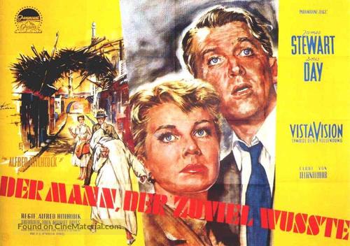 The Man Who Knew Too Much - German Movie Poster