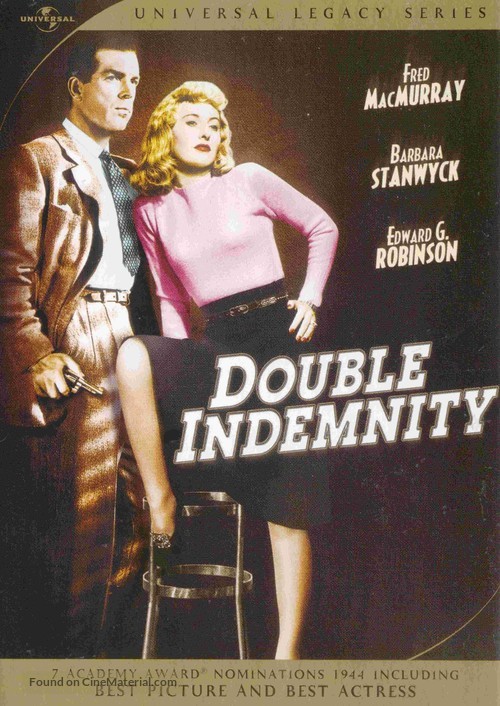 Double Indemnity - DVD movie cover