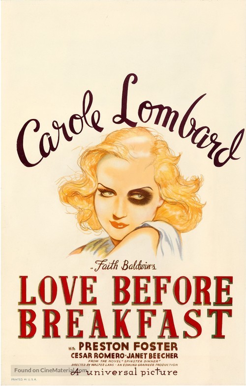 Love Before Breakfast - Movie Poster