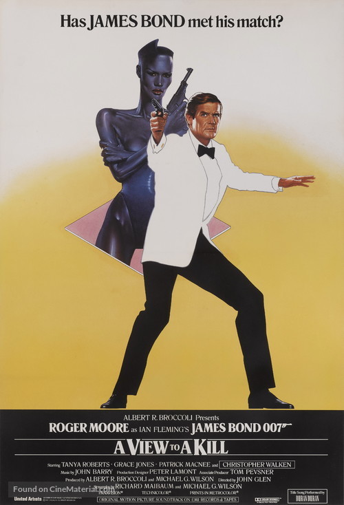 A View To A Kill - British Movie Poster