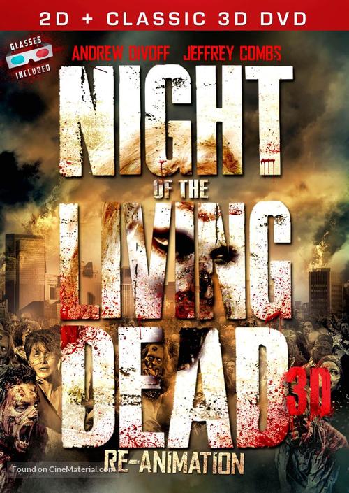 Night of the Living Dead 3D: Re-Animation - DVD movie cover