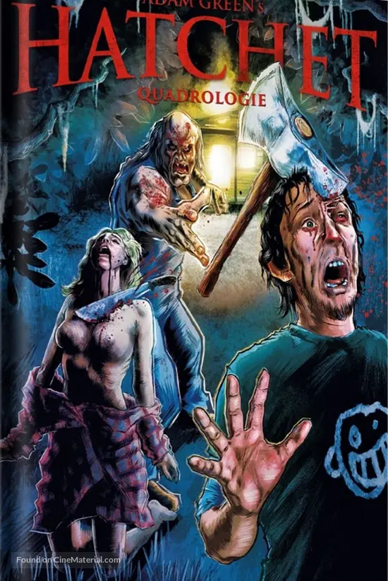 Hatchet (2006) German blu-ray movie cover