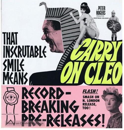 Carry on Cleo - British Movie Poster