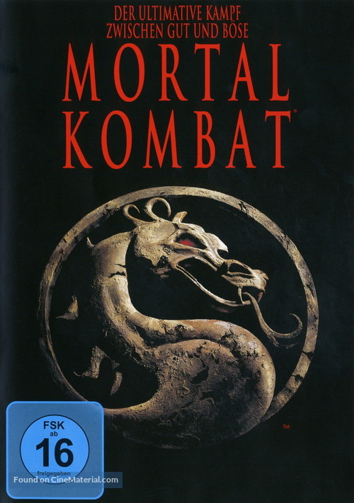 Mortal Kombat - German DVD movie cover