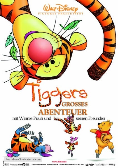 The Tigger Movie - German Movie Poster