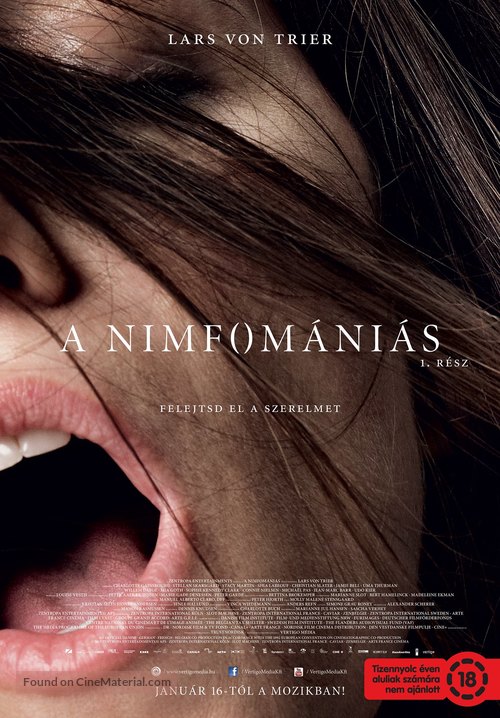 Nymphomaniac - Hungarian Movie Poster