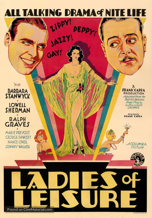 Ladies of Leisure - Movie Poster