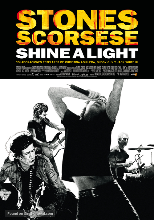 Shine a Light - Spanish Movie Poster