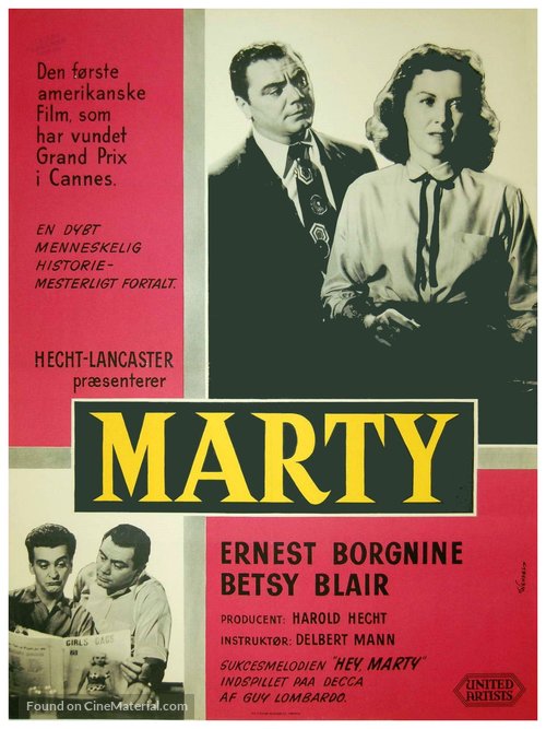 Marty - Danish Movie Poster