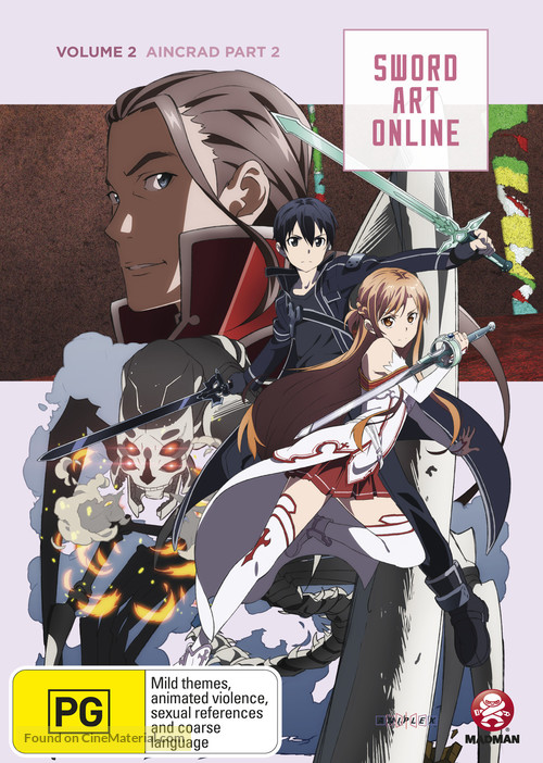 &quot;Sword Art Online&quot; - Australian DVD movie cover