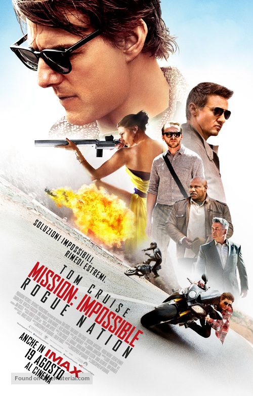 Mission: Impossible - Rogue Nation - Italian Movie Poster