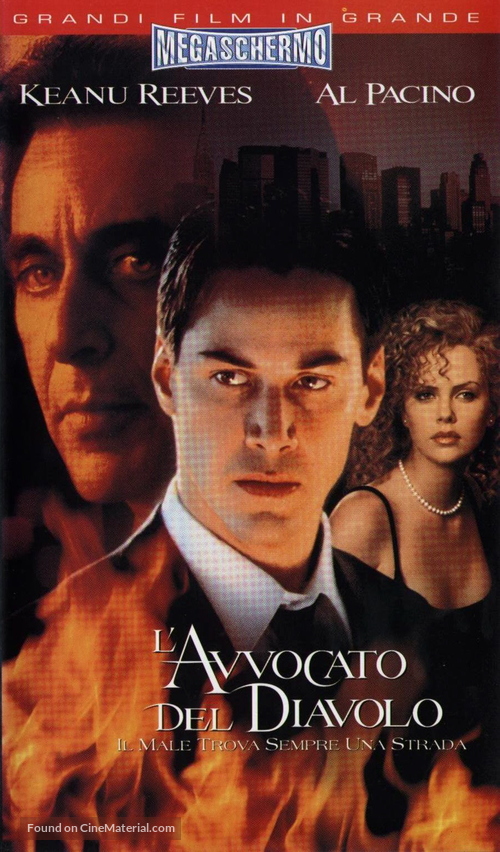 The Devil&#039;s Advocate - Italian VHS movie cover