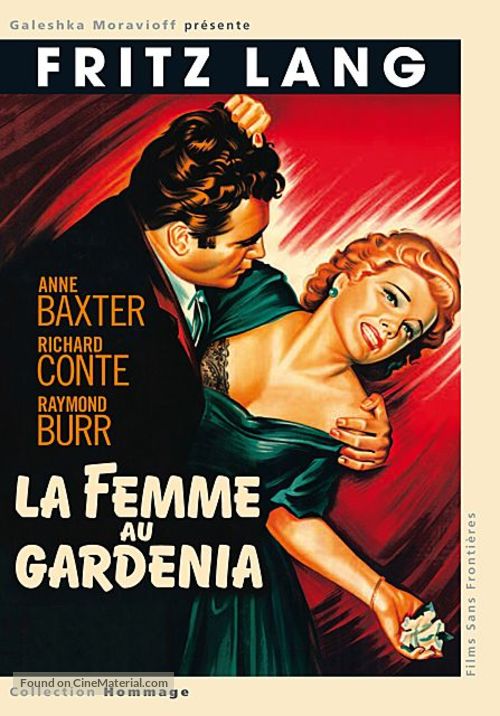 The Blue Gardenia - French DVD movie cover