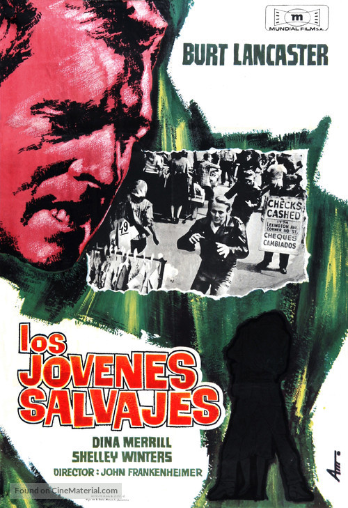 The Young Savages - Spanish Movie Poster