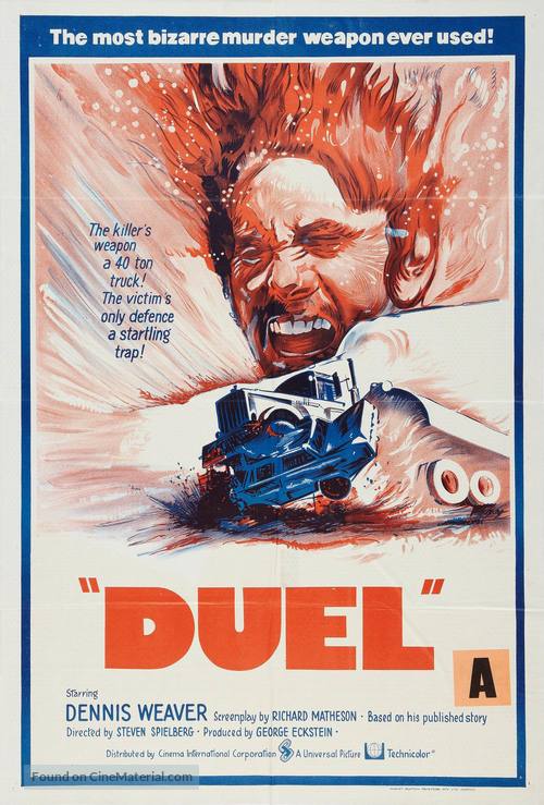 Duel - Australian Movie Poster