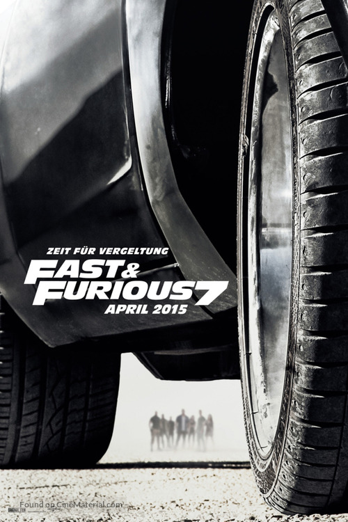 Furious 7 - German Movie Poster