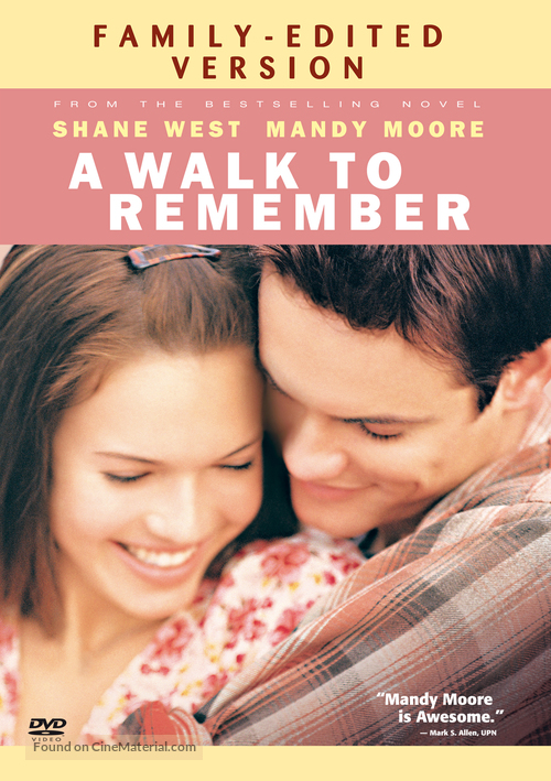 A Walk to Remember - DVD movie cover