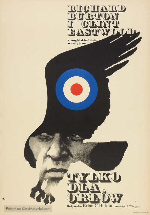 Where Eagles Dare - Polish Theatrical movie poster