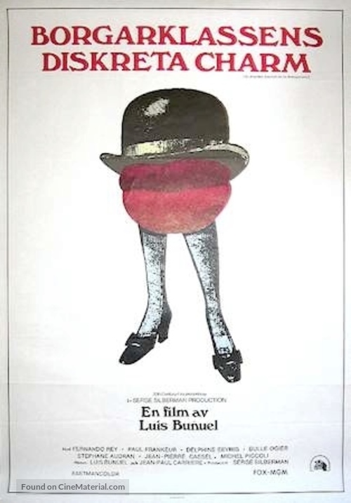 Le charme discret de la bourgeoisie - Swedish Movie Poster