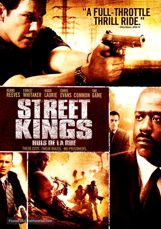 Street Kings - Canadian DVD movie cover