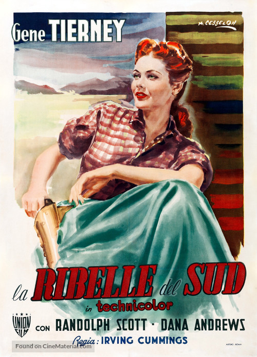 Belle Starr - Italian Movie Poster