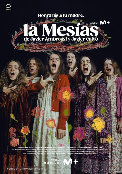 &quot;La Mes&iacute;as&quot; - Spanish Movie Poster