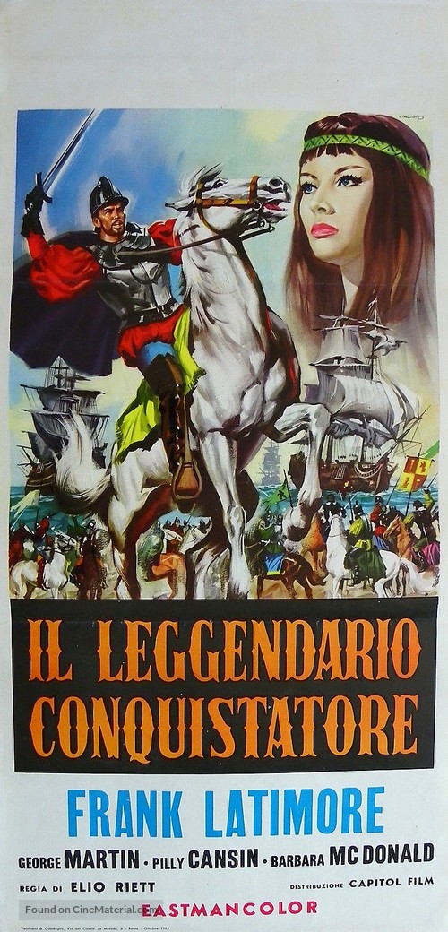 Los conquistadores del Pac&iacute;fico - Italian Movie Poster