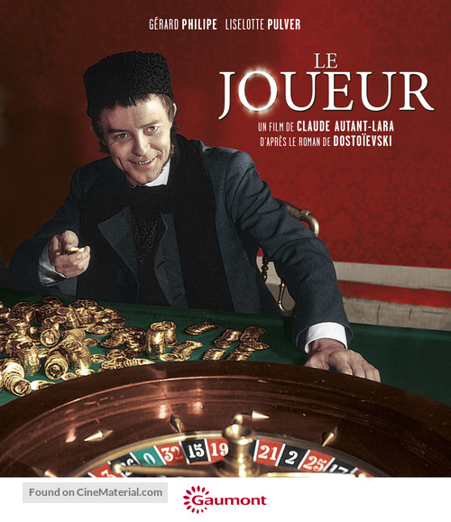 Le joueur - French Blu-Ray movie cover