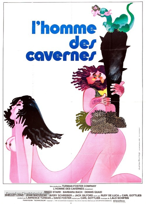 Caveman - French Movie Poster