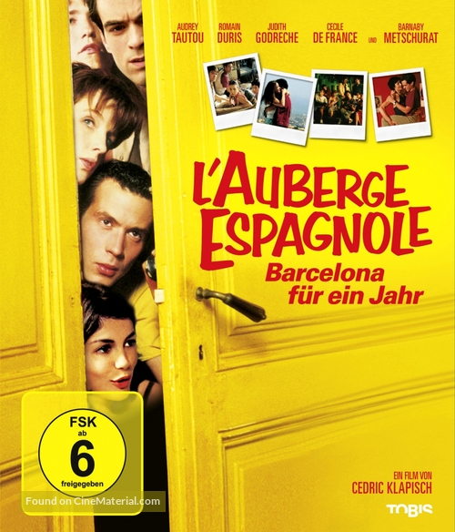 L&#039;auberge espagnole - German Blu-Ray movie cover