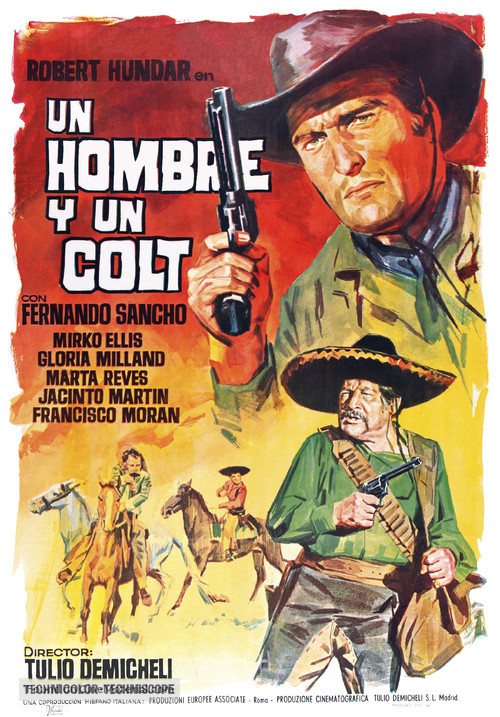 Un hombre y un colt - Spanish Movie Poster